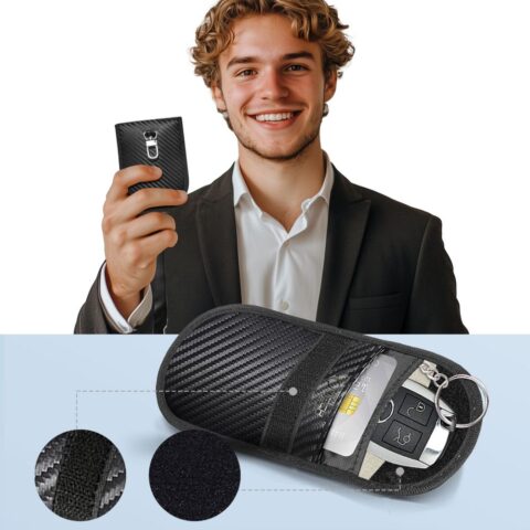 8 FARADAYA TECH-PROTECT KLR100 RFID SIGNAL BLOKER privjesak KEYLESS (CARBON) - Slika 3