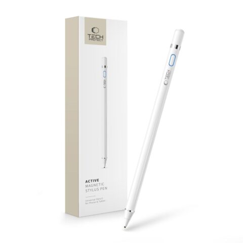 9 TECH-PROTECT ACTIVE STYLUS PEN univerzalan za sve uređaje! (BIJELI) - Slika 1
