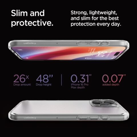 SPIGEN ULTRA HYBRID zaštita za iPHONE 16 PRO MAX (FROST CLEAR) - Slika 10