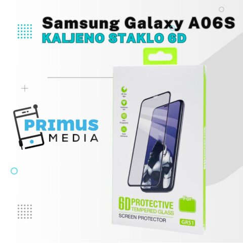 Samsung Galaxy A06S kaljeno staklo 6D - Slika 1