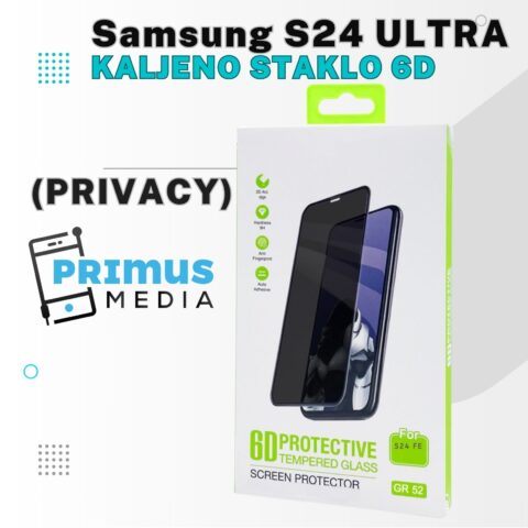 Samsung S24 ULTRA kaljeno staklo 6D (PRIVACY) - Slika 1