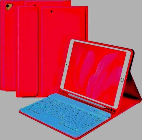 1 iPad tipkovnica za iPad 9.7" 2017-18 (5/6/7/8/9) iPad Pro 9.7 iPad Air 2 (crvena) - Slika 1