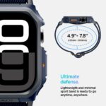 SPIGEN LITE FIT ”PRO” narukvica/zaštita za APPLE WATCH 10 (46 mm) NAVY BLUE - Slika 6