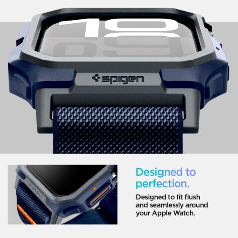 14 SPIGEN LITE FIT ”PRO” narukvica/zaštita za APPLE WATCH 10 (46 mm) NAVY BLUE - Slika 5