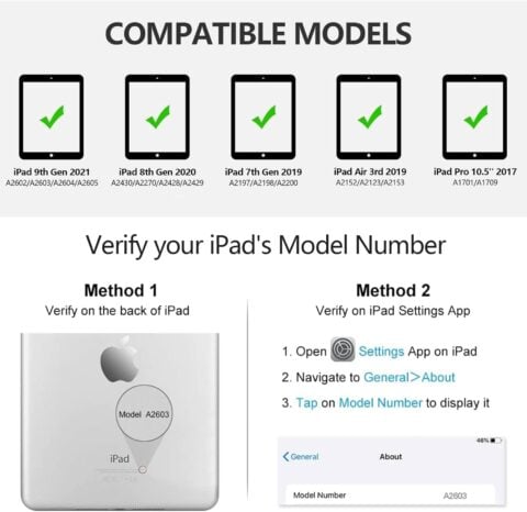 2 iPad tipkovnica za iPad 9.7" 2017-18 (5/6/7/8/9) iPad Pro 9.7 iPad Air 2 (crvena) - Slika 3