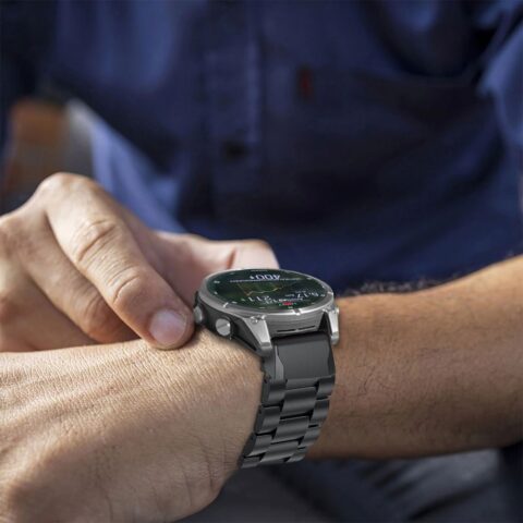 TECH-PROTECT STAINLESS narukvica za GARMIN FENIX 5 / 6 / 6 PRO / 7 / 8 (47 mm) / E TITANIUM - Slika 5