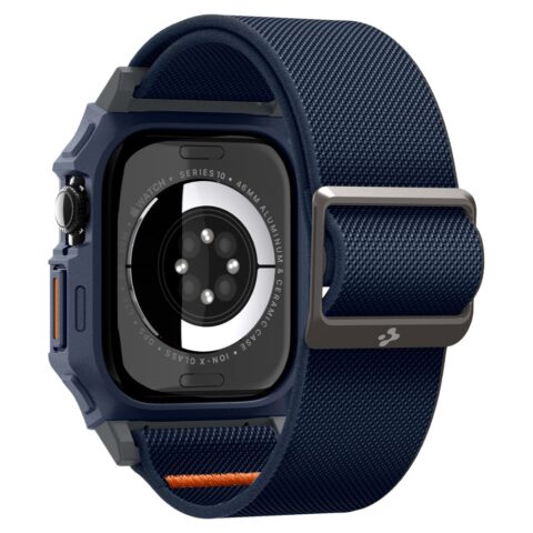 9 SPIGEN LITE FIT ”PRO” narukvica/zaštita za APPLE WATCH 10 (46 mm) NAVY BLUE - Slika 12