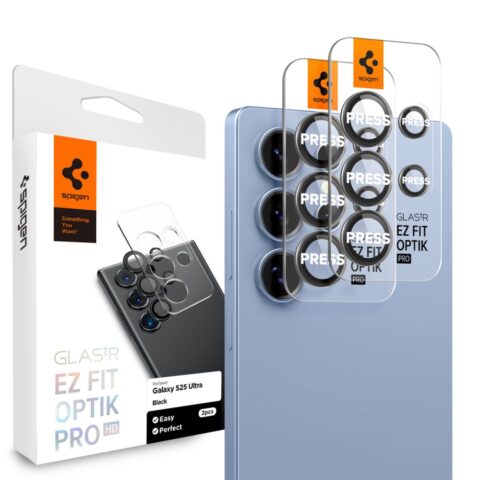 SPIGEN OPTIK PRO HD GLAS.TR 2x CAMERA LENS za Samsung GALAXY S25 ULTRA - Slika 1