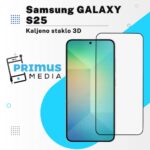 Kaljeno staklo 3D za Samsung GALAXY S25 (FULL COVER)