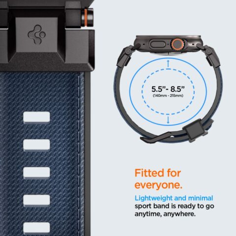 SPIGEN DURAPRO ARMOR narukvica za APPLE WATCH 4 / 5 / 6 / 7 / 8 / 9 / SE / ULTRA 1 / 2 (42 / 44 / 45 / 49 mm) (NAVY BLUE) - Slika 10