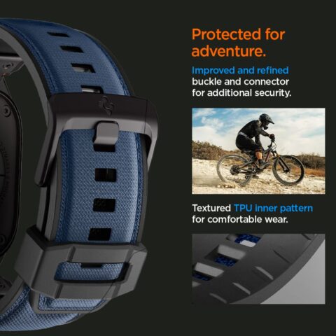 SPIGEN DURAPRO ARMOR narukvica za APPLE WATCH 4 / 5 / 6 / 7 / 8 / 9 / SE / ULTRA 1 / 2 (42 / 44 / 45 / 49 mm) (NAVY BLUE) - Slika 12