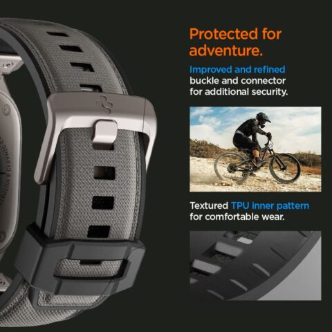 SPIGEN DURAPRO ARMOR narukvica za APPLE WATCH 4 / 5 / 6 / 7 / 8 / 9 / SE / ULTRA 1 / 2 (42 / 44 / 45 / 49 mm) (GREY) - Slika 12