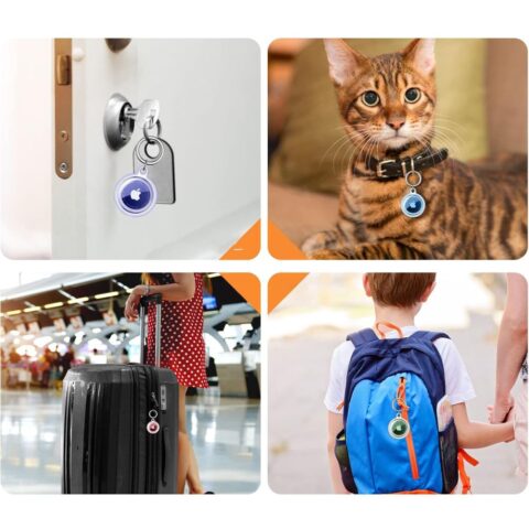 TECH-PROTECT ICON 4 komada zaštitni privjesci za APPLE AIRTAG (prozirni) - Slika 7