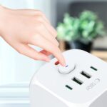 Tech-Protect PCL3X4 razvodnik 2 USB & 2 TYPE-C & 3x utičnica/razdjelnik - Slika 6