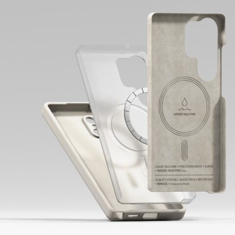 RINGKE SILICONE MAGNETIC MAGSAFE zaštita za Samsung GALAXY S25 ULTRA (STONE) - Slika 8