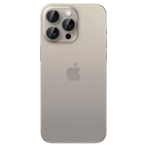 SPIGEN OPTIK.TR ”EZ FIT” CAMERA PROTECTOR 2 komada iPHONE 14/15/16 PRO/PRO MAX (NATURAL TITANIUM) - Slika 3