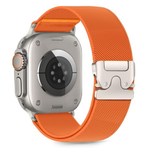 TECH-PROTECT NYLON CLASP APPLE WATCH 6 / 7 / 8 / 9 / 10 / SE / ULTRA 1 / 2 (44 / 45 / 46 / 49 mm) (ORANGE) - Slika 1
