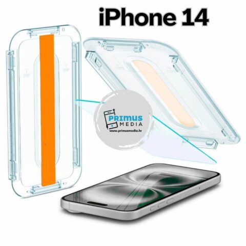 11 Premium kaljeno staklo 3D sa aplikatorom za instalaciju komplet za iPhone 14 - Slika 1
