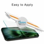 Premium kaljeno staklo 3D sa aplikatorom za instalaciju komplet za iPhone 15 PRO MAX - Slika 4