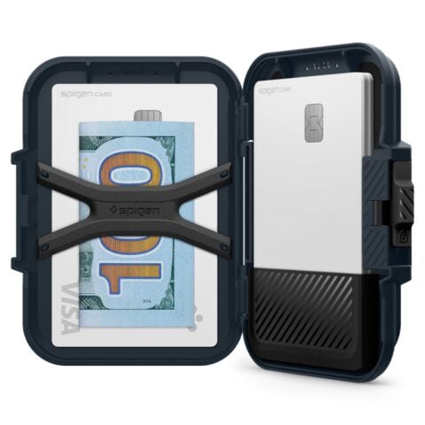 SPIGEN LOCK FIT MAGSAFE univerzalni MAGNETIC CARD novčanik (METAL SLATE) - Slika 9