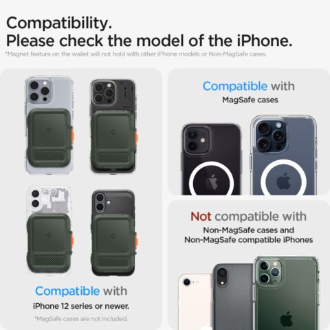SPIGEN LOCK FIT MAGSAFE univerzalni MAGNETIC CARD novčanik (MILITARY GREEN) - Slika 15