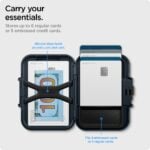 SPIGEN LOCK FIT MAGSAFE univerzalni MAGNETIC CARD novčanik (METAL SLATE) - Slika 11