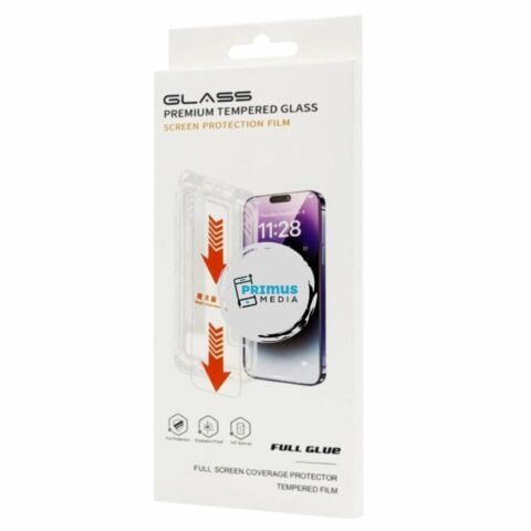 15 Premium kaljeno staklo 3D sa aplikatorom za instalaciju komplet za iPhone 15 PRO MAX - Slika 2