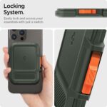 SPIGEN LOCK FIT MAGSAFE univerzalni MAGNETIC CARD novčanik (MILITARY GREEN) - Slika 18