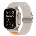 TECH-PROTECT NYLON CLASP APPLE WATCH 6 / 7 / 8 / 9 / 10 / SE / ULTRA 1 / 2 (44 / 45 / 46 / 49 mm) (TITANIUM) - Slika 3