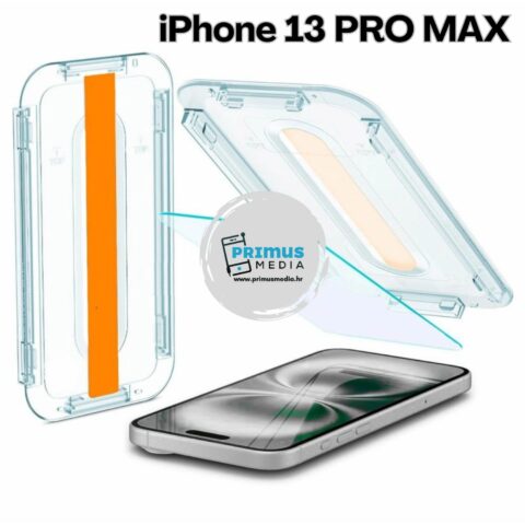 3 Premium kaljeno staklo 3D sa aplikatorom za instalaciju komplet za iPhone 13 PRO MAX - Slika 1
