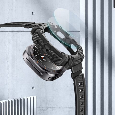 SUPCASE IBLSN ARMORBOX + 2x kaljeno staklo SAMSUNG GALAXY WATCH ULTRA (47mm) - Slika 4