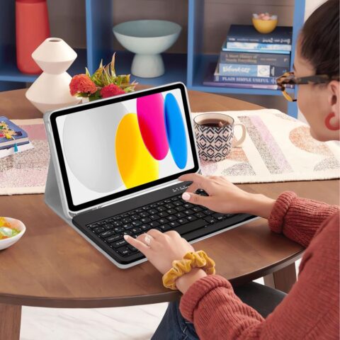 TECH-PROTECT torbica + tipkovnica iPAD 10.9” 10 / 2022 / 11” 11 / 2025 (siva) - Slika 10