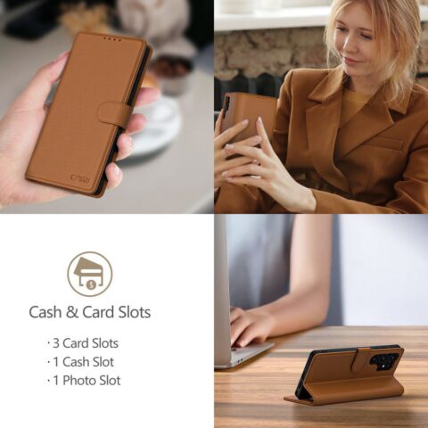 TECH-PROTECT WALLET RS torbica za iPhone 16E / 17E (smeđa) - Slika 5