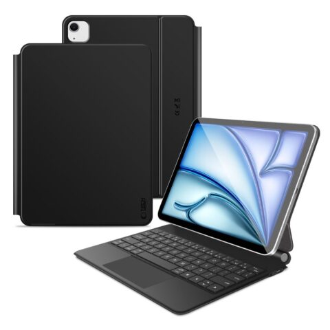 1 TECH-PROTECT torbica + tipkovnica MAGNETIC iPad AIR 10.9” 4 / 5 / 2020-2022 / 11” 6 / 7 / 2024-2025 (crna) - Slika 1