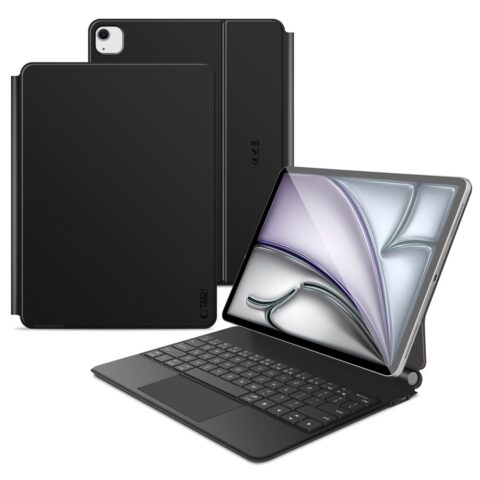 1 TECH-PROTECT torbica + tipkovnica MAGNETIC iPAD PRO 12.9” 4 / 5 / 6 / 2020-2022 / AIR 13” 1 / 2 / 2024-2025 (crna) - Slika 1