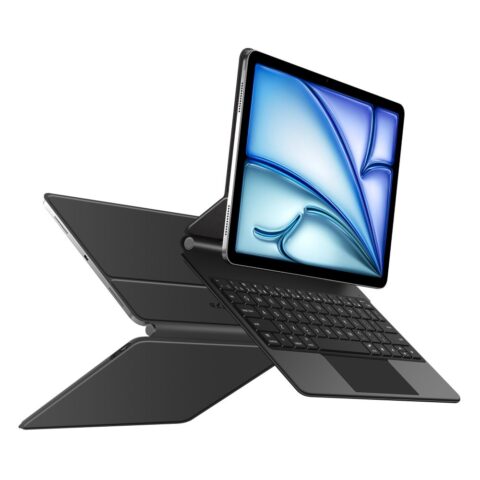 3 TECH-PROTECT torbica + tipkovnica MAGNETIC iPad AIR 10.9” 4 / 5 / 2020-2022 / 11” 6 / 7 / 2024-2025 (crna) - Slika 4