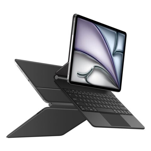 3 TECH-PROTECT torbica + tipkovnica MAGNETIC iPAD PRO 12.9” 4 / 5 / 6 / 2020-2022 / AIR 13” 1 / 2 / 2024-2025 (crna) - Slika 4