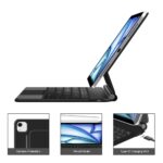 TECH-PROTECT torbica + tipkovnica MAGNETIC iPad AIR 10.9” 4 / 5 / 2020-2022 / 11” 6 / 7 / 2024-2025 (crna) - Slika 9