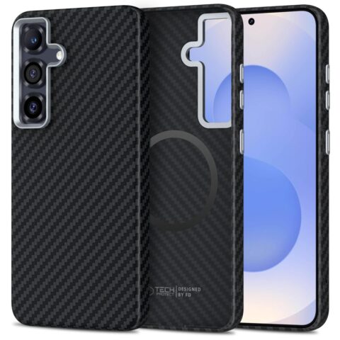 TECH-PROTECT ION CARBON MAGSAFE zaštita za Samsung S25 - Slika 1