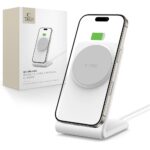 TECH-PROTECT QI15W-A38 MAGNETIC MAGSAFE bežični punjač (bijeli)