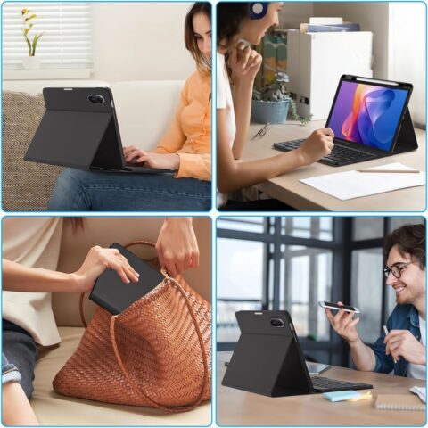 TECH-PROTECT SMARTCASE + tipkovnica XIAOMI REDMI PAD 2 11.0 (crna) - Slika 11