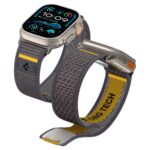 SPIGEN ATHLEX AIR narukvica za APPLE WATCH 6 / 7 / 8 / 9 / 10 / SE / ULTRA 1 / 2 (44 / 45 / 46 / 49 MM) ACTIVE GREY