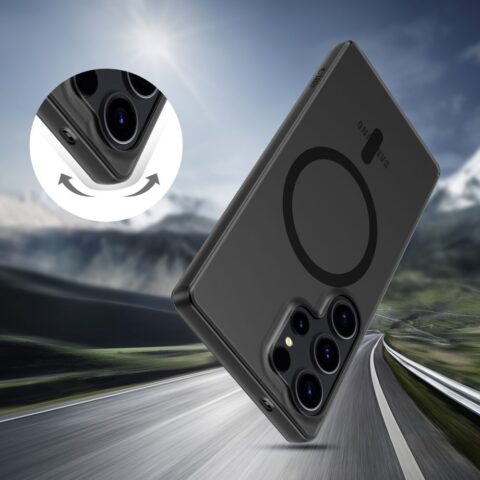 TECH-PROTECT MAGSLIM MAGSAFE zaštita za GALAXY S25 EDGE (MATTE/BLACK) - Slika 3