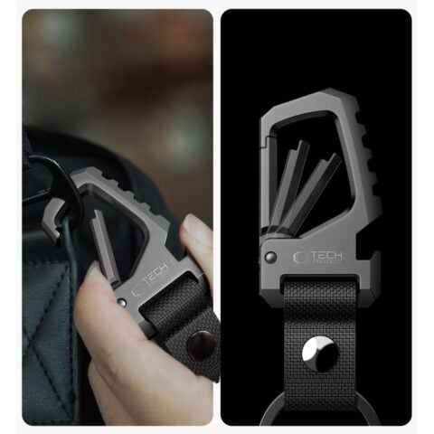Tech-Protect Slidelock CARABINER privjesak za ključeve (GUNMETAL) - Slika 4