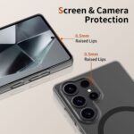 TECH-PROTECT MAGSLIM MAGSAFE zaštita za GALAXY S25 EDGE (MATTE/BLACK) - Slika 4