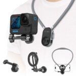TECH-PROTECT AC200 MAGNETIC MAGSAFE & GOPRO & DJI prsni nosač - Slika 4