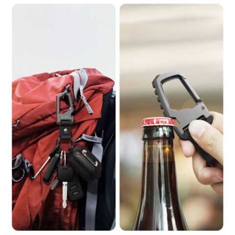 Tech-Protect Slidelock CARABINER privjesak za ključeve (GUNMETAL) - Slika 5