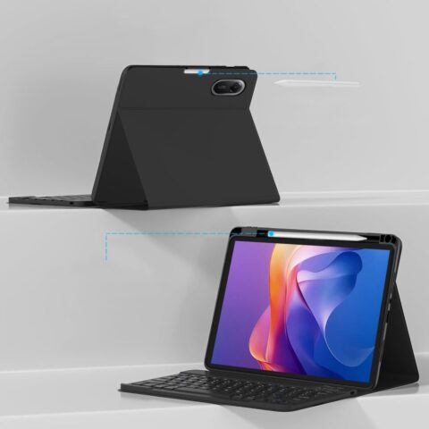 TECH-PROTECT SMARTCASE + tipkovnica XIAOMI REDMI PAD 2 11.0 (crna) - Slika 5