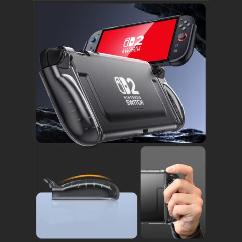 SUPCASE CRYSTAL CASE zaštita za NINTENDO SWITCH 2 (FROST BLACK) - Slika 6
