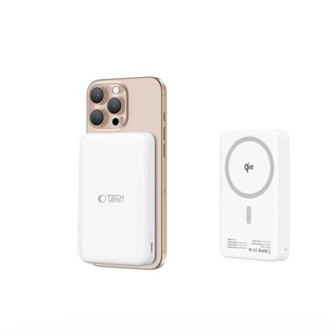 TECH-PROTECT PB24 LIFEMAG QI2 MAGSAFE POWER BANK 10.000 mAh (bijela) - Slika 7